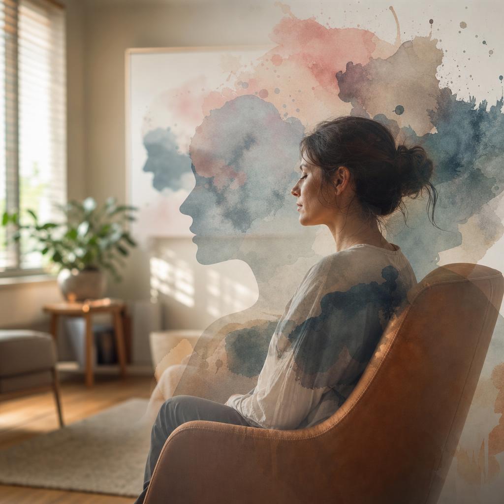 Blue-toned editorial image for psychological assessment